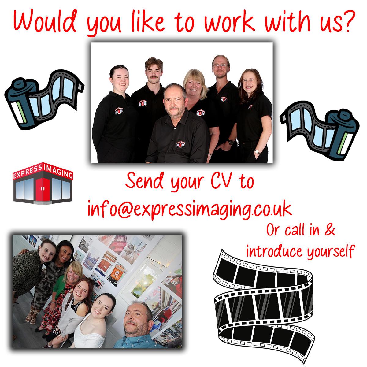Would you like to work with us?📸🎞️📸🎞️

Photographic Sales Assistant

We are looking for a reliable and enthusiastic person to join our busy team. The role involves assisting and understanding customers’ needs, processing film, printing photos, printing files and taking photos suitable for passports whilst providing excellent customer service and supporting the smooth running of the store.

The ideal candidate will be confident in dealing with customers, able to work in a fast-paced environment, capable of juggling multiple tasks efficiently with training. Basic Math’s and English skills are essential in handling transactions and communicating clearly.

Responsibilities include handling customer requests, processing orders, handling payments and assisting with general shop duties. Knowledge of Adobe Photoshop or other software packages is desirable, as well as an interest in photography.

This is a hands-on role suited to someone who is organized, approachable, can communicate well and able to stay calm under pressure.